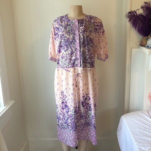 Vintage floral dress - Picture 3 of 8